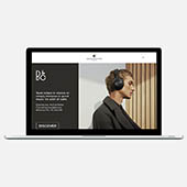 Bang Olufsen website and webshop Ja-da